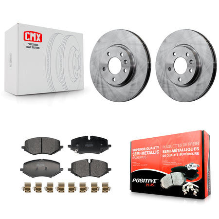 Front Disc Brake Rotors & Semi-Metallic Pad Kit For Chevrolet Trailblazer Buick Encore GX K8F-104043