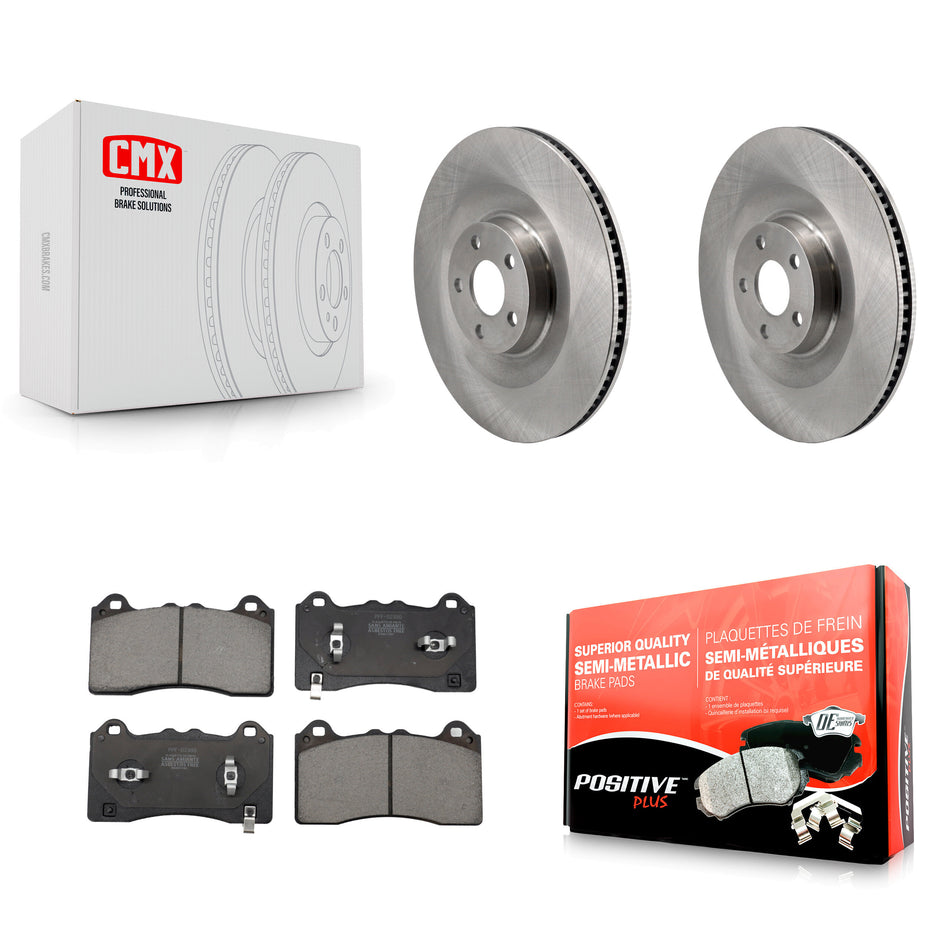 Front Disc Brake Rotors And Semi-Metallic Pads Kit For Ford Mustang Mach-E K8F-104044