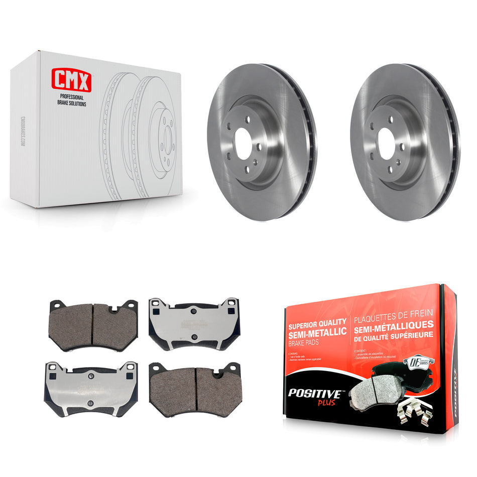 Front Disc Brake Rotors And Semi-Metallic Pads Kit For Audi Q5 Sportback K8F-104071
