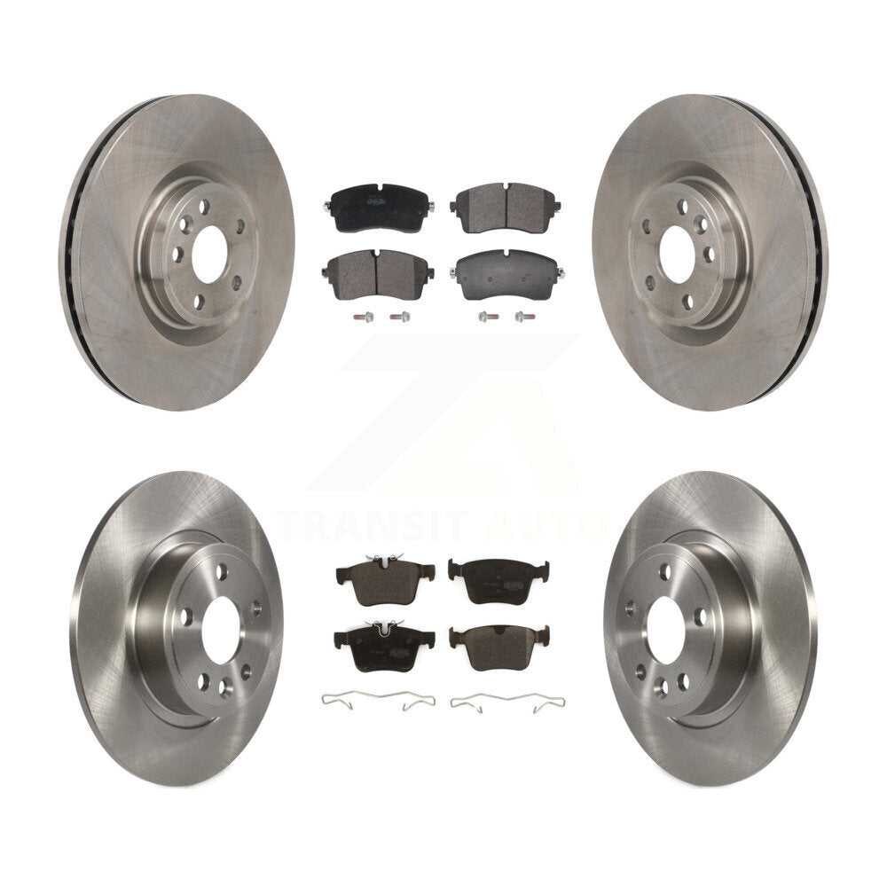 Front Rear Disc Brake Rotors And Semi-Metallic Pads Kit For Jaguar E-Pace K8F-104144