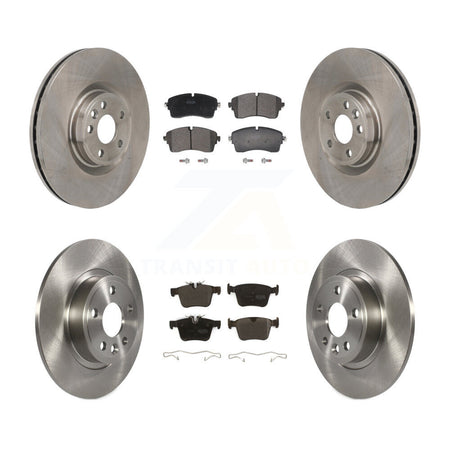 Front Rear Disc Brake Rotors And Semi-Metallic Pads Kit For Jaguar E-Pace K8F-104144