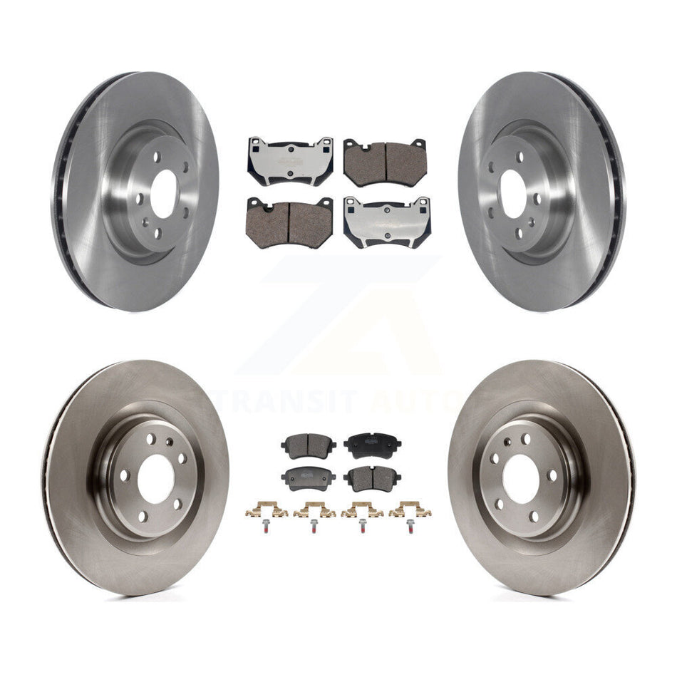 Front Rear Disc Brake Rotors And Semi-Metallic Pads Kit For Audi Q5 Sportback K8F-104146
