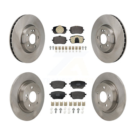 Front Rear Disc Brake Rotors And Semi-Metallic Pads Kit For Mercedes-Benz A220 CLA250 K8F-104157