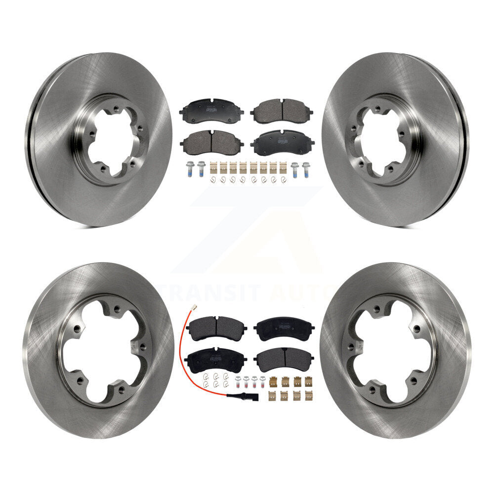 Front Rear Brake Rotor Semi-Metallic Pad Kit For Ford Transit-250 Transit-350 Transit-150 K8F-104161