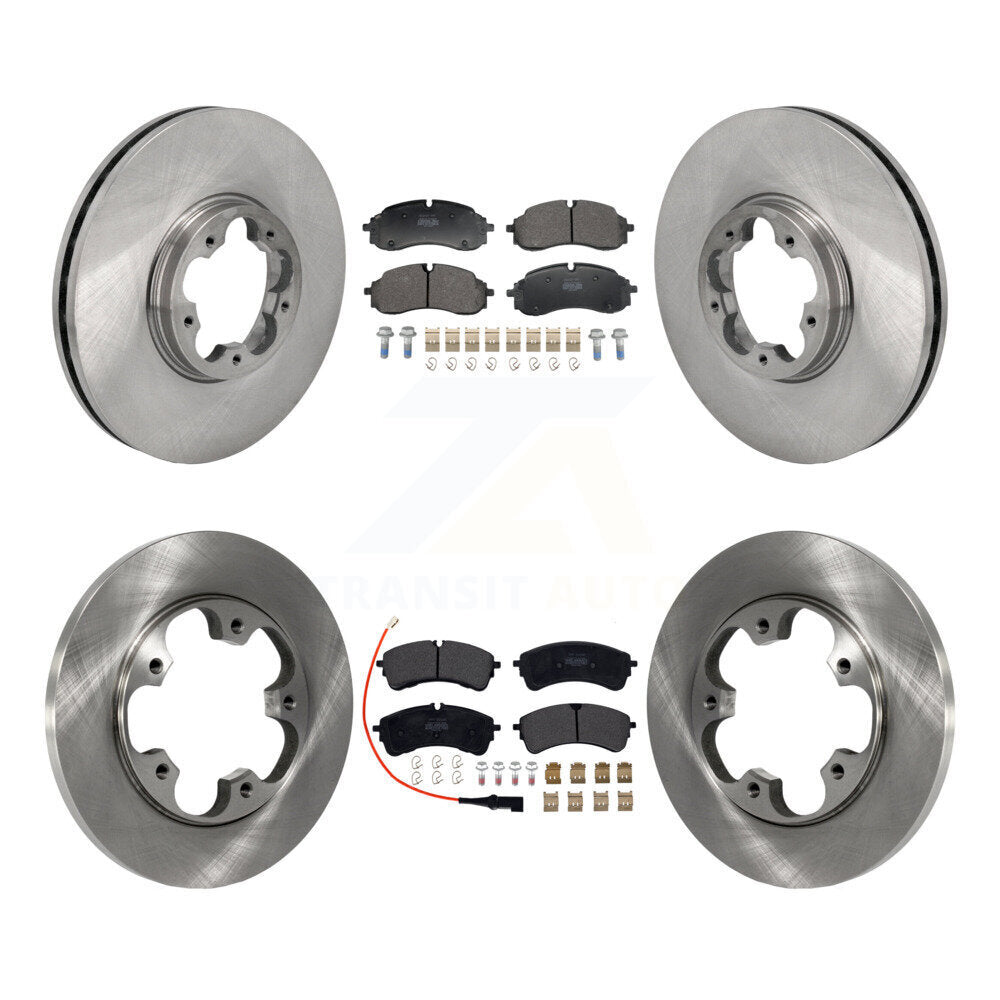 Front Rear Brake Rotor Semi-Metallic Pad Kit For Ford Transit-250 Transit-350 Transit-150 K8F-104162