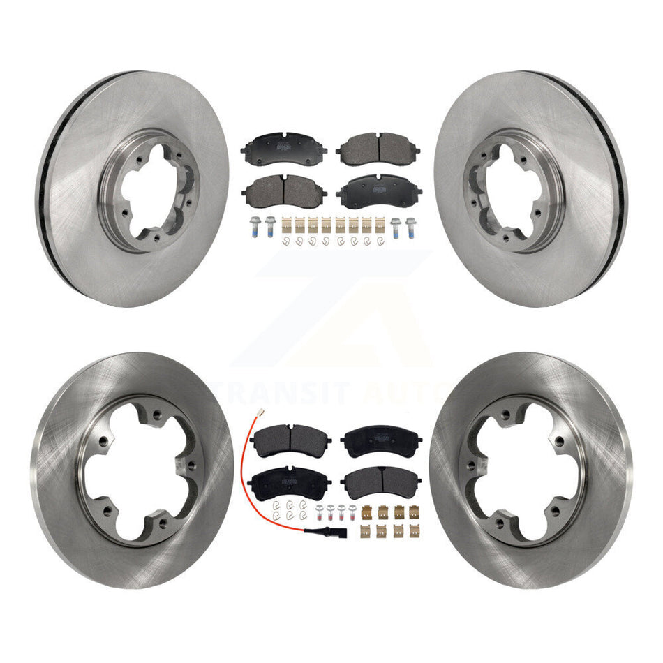 Front Rear Brake Rotor Semi-Metallic Pad Kit For Ford Transit-250 Transit-350 Transit-150 K8F-104162