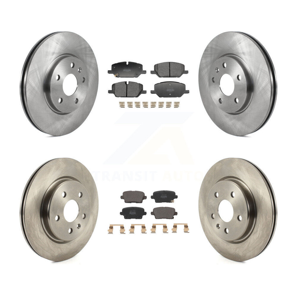 Front Rear Disc Brake Rotors And Semi-Metallic Pads Kit For Buick Envision Cadillac XT4 K8F-104164