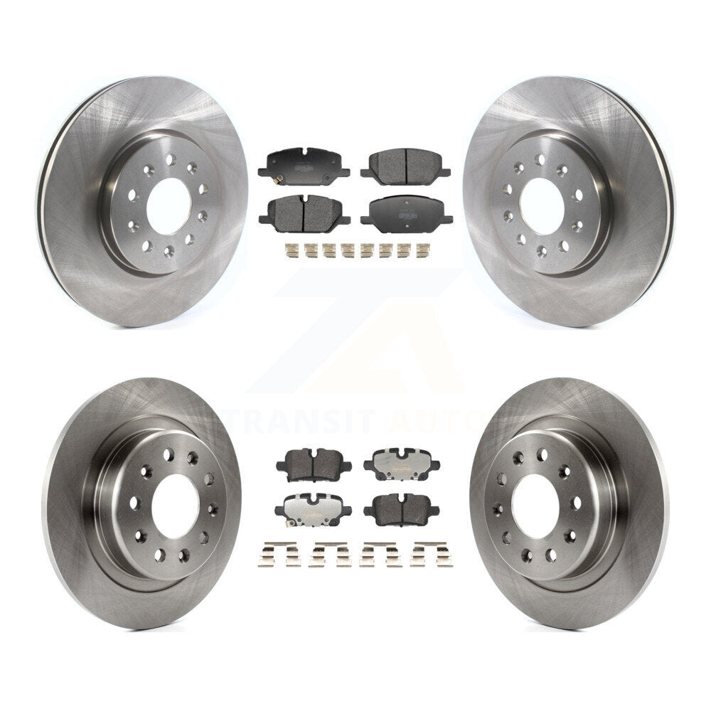 Front Rear Disc Brake Rotors Semi-Metallic Pad Kit For 2021 Chevrolet Equinox GMC Terrain K8F-104165