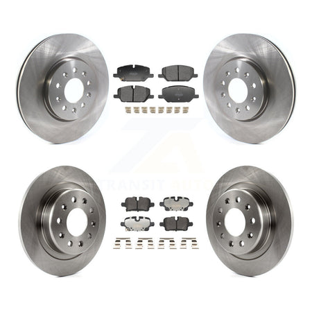 Front Rear Disc Brake Rotors Semi-Metallic Pad Kit For 2021 Chevrolet Equinox GMC Terrain K8F-104165