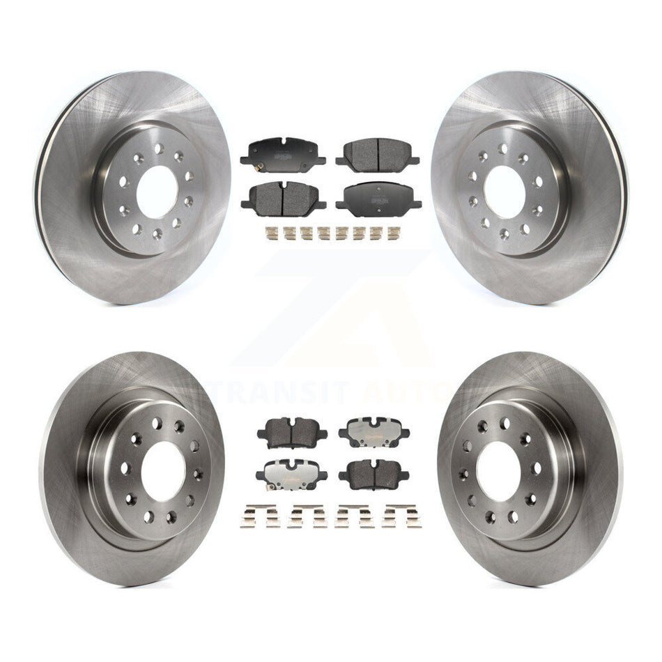Front Rear Disc Brake Rotors Semi-Metallic Pad Kit For 2021 Chevrolet Equinox GMC Terrain K8F-104165