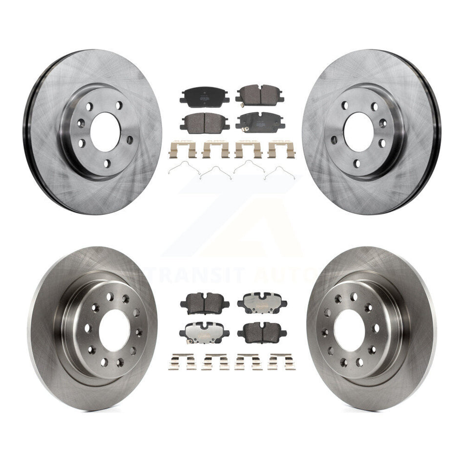 Front Rear Brake Rotor And Semi-Metallic Pad Kit For Chevrolet Equinox GMC Terrain Malibu K8F-104166