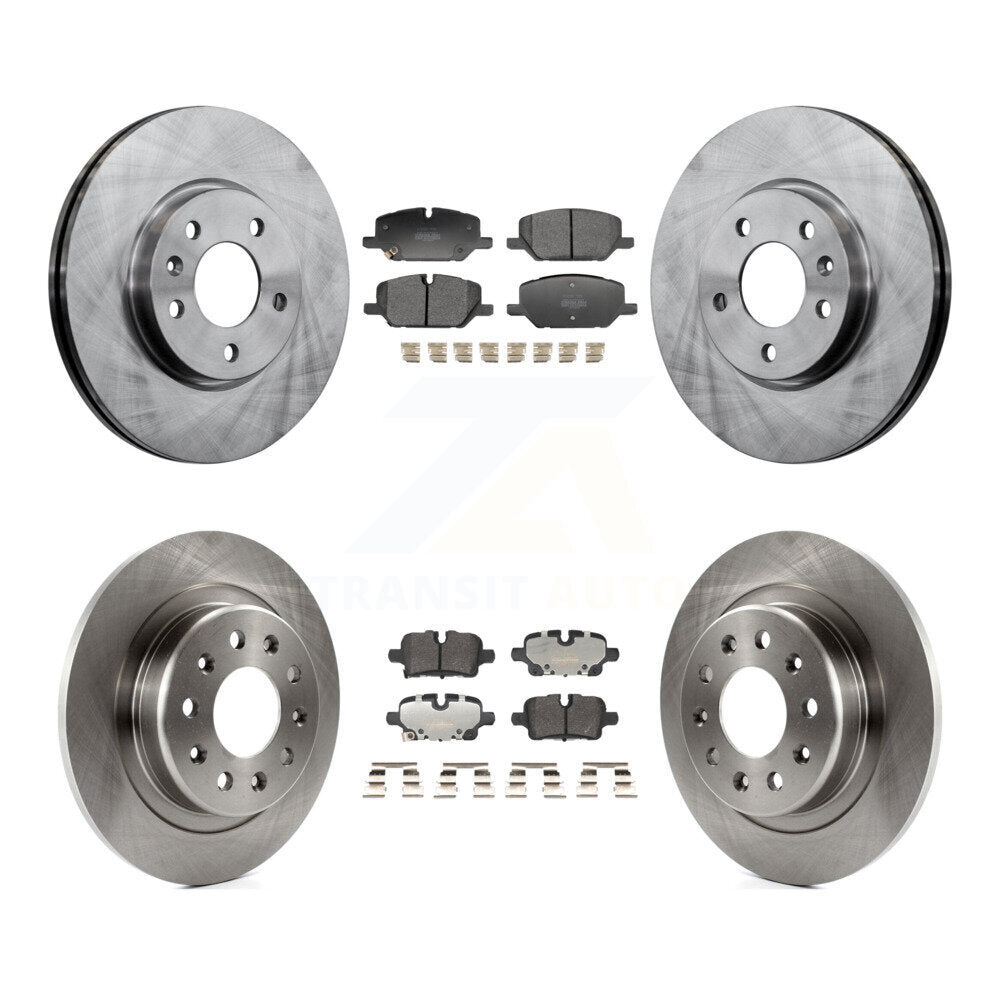 Front Rear Disc Brake Rotors And Semi-Metallic Pads Kit For GMC Terrain K8F-104167