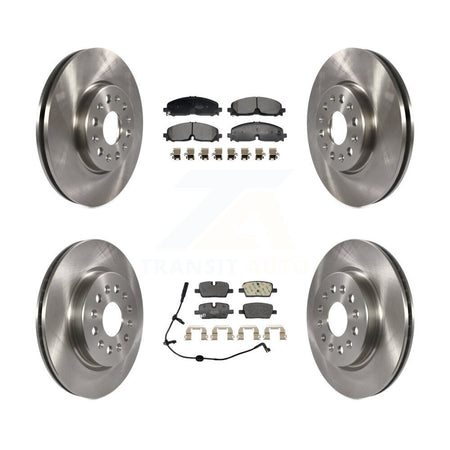 Front Rear Brake Rotor And Semi-Metallic Pad Kit For Chevrolet Traverse Blazer GMC Acadia K8F-104171