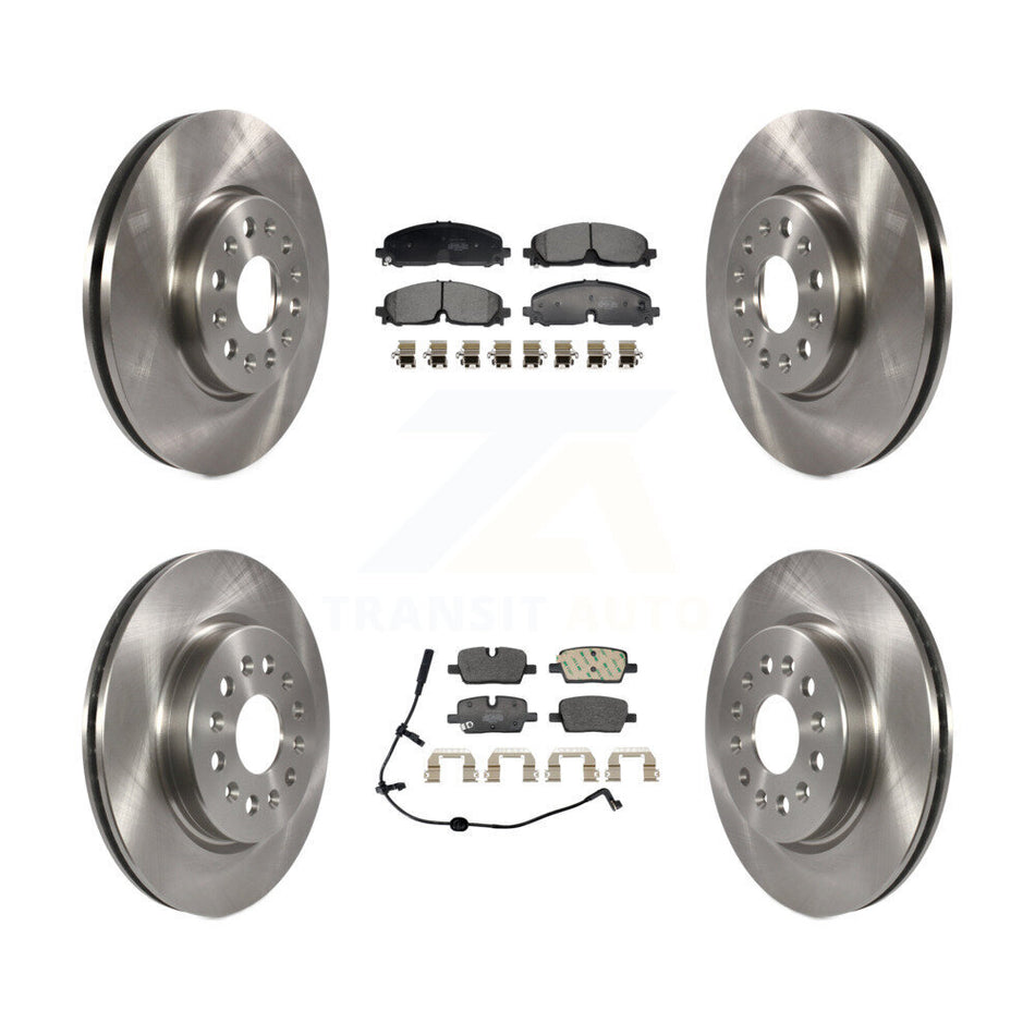 Front Rear Brake Rotor And Semi-Metallic Pad Kit For Chevrolet Traverse Blazer GMC Acadia K8F-104171