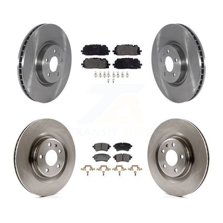 Front Rear Disc Brake Rotors And Semi-Metallic Pads Kit For Audi S5 SQ5 Sportback S4 K8F-104177