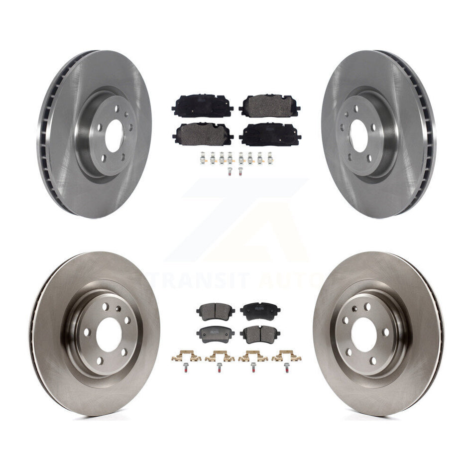 Front Rear Disc Brake Rotors And Semi-Metallic Pads Kit For Audi S5 SQ5 Sportback S4 K8F-104177