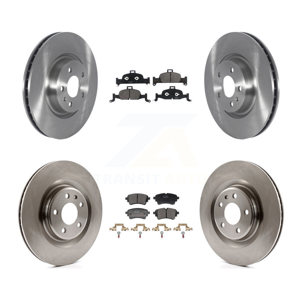 Front Rear Brake Rotors Semi-Metallic Pad Kit For Audi A5 Sportback Quattro A4 allroad A6 K8F-104179