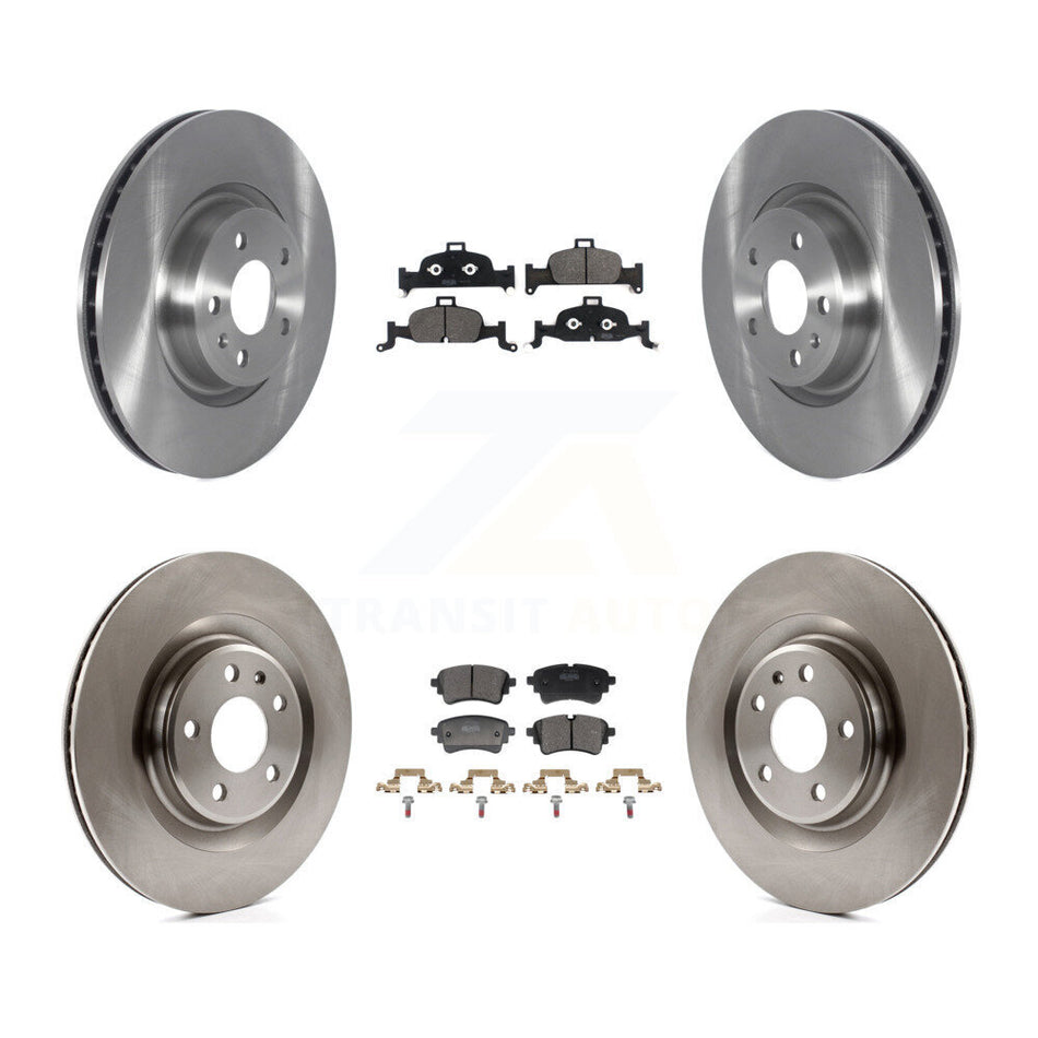 Front Rear Brake Rotors Semi-Metallic Pad Kit For Audi A5 Sportback Quattro A4 allroad A6 K8F-104179