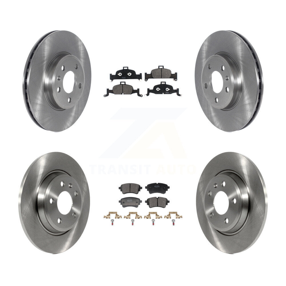 Front Rear Disc Brake Rotors And Semi-Metallic Pads Kit For Audi A5 Sportback K8F-104184