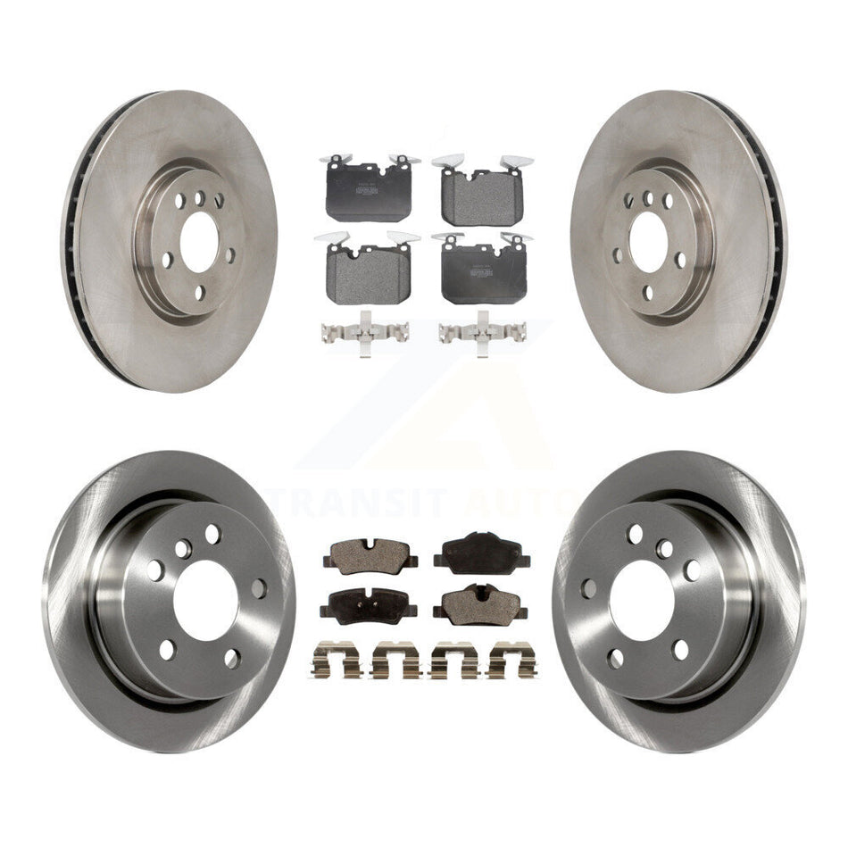 Front Rear Disc Brake Rotors And Semi-Metallic Pads Kit For Mini Cooper K8F-104185