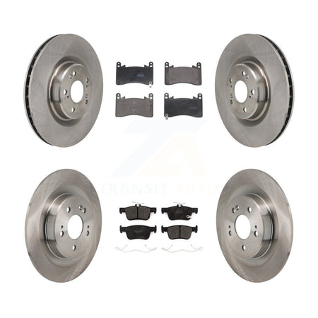 Front Rear Disc Brake Rotors And Semi-Metallic Pads Kit For 2021-2023 Acura TLX 3.0L K8F-104205