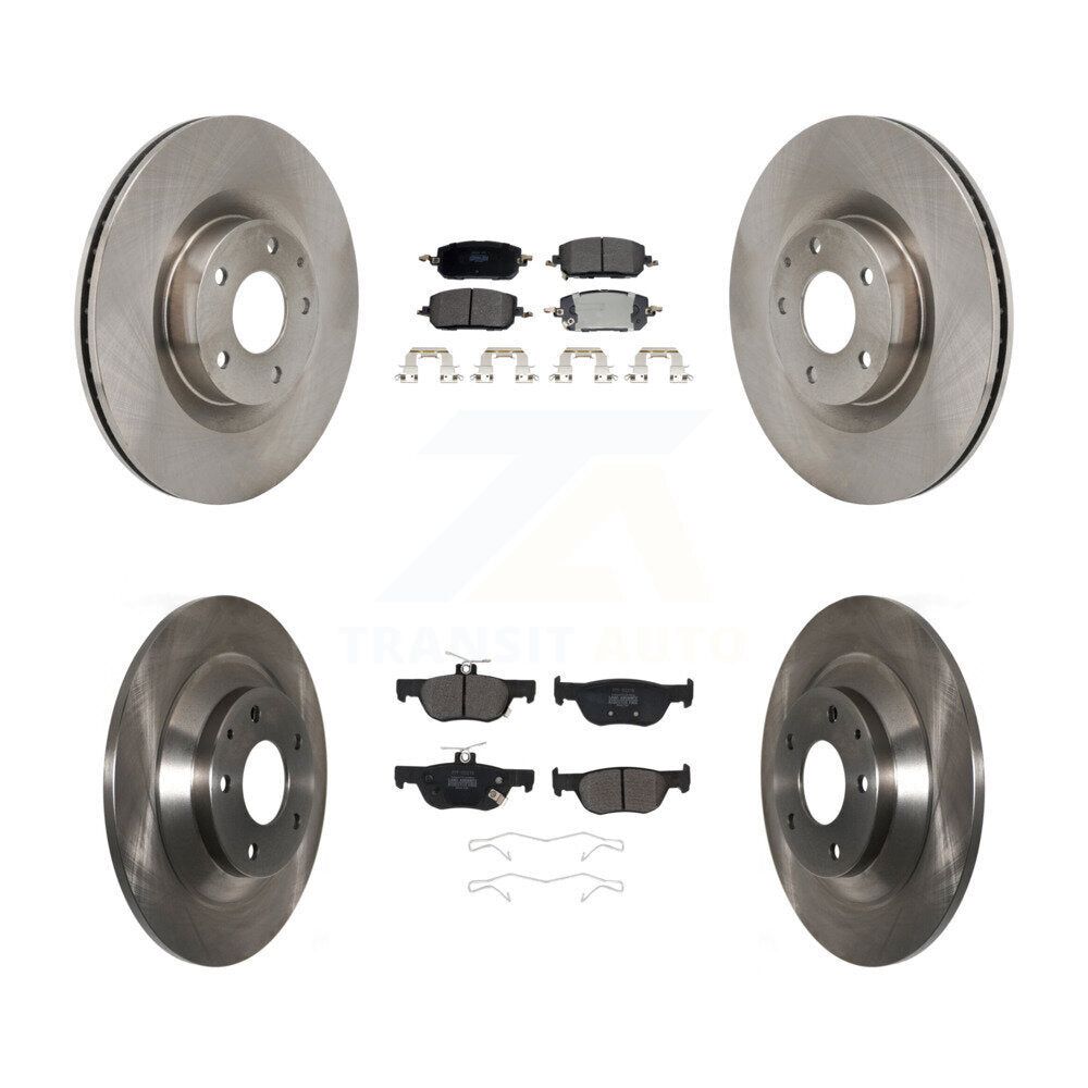 Front Rear Disc Brake Rotors And Semi-Metallic Pads Kit For 2022-2023 Mazda MX-30 EV K8F-104207