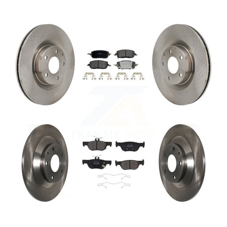 Front Rear Disc Brake Rotors And Semi-Metallic Pads Kit For 2022-2023 Mazda MX-30 EV K8F-104207