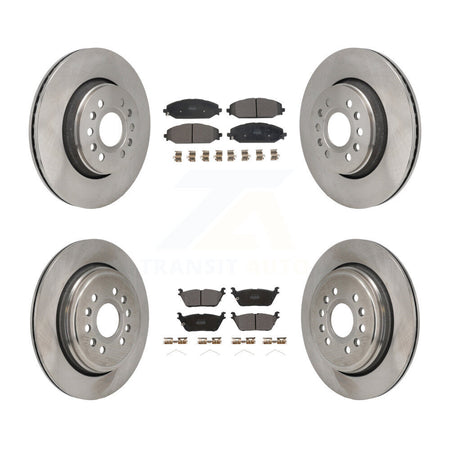 Front Rear Disc Brake Rotors And Semi-Metallic Pad Kit For Ram 1500 Jeep Wagoneer Grand L K8F-104211