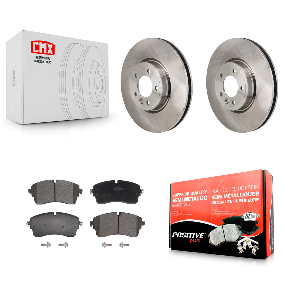 Front Disc Brake Rotor Semi-Metallic Pad Kit For Land Rover Discovery Range DIESEL engine K8F-104217