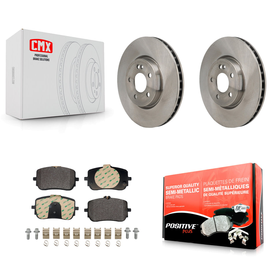 Front Disc Brake Rotors And Semi-Metallic Pads Kit For Mercedes-Benz A220 CLA250 K8F-104236