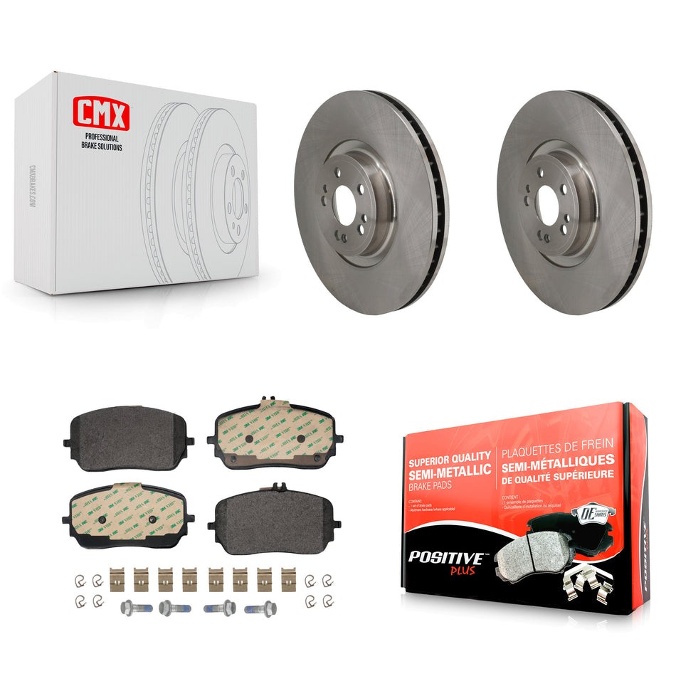 Front Brake Rotor And Semi-Metallic Pad Kit For Mercedes-Benz GLE450 GLS450 GLS580 GLE580 K8F-104239