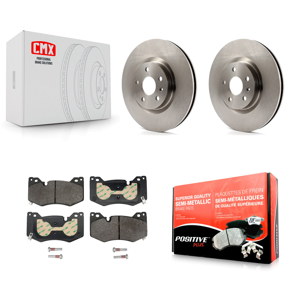 Front Disc Brake Rotors And Semi-Metallic Pads Kit For Chevrolet Corvette K8F-104244