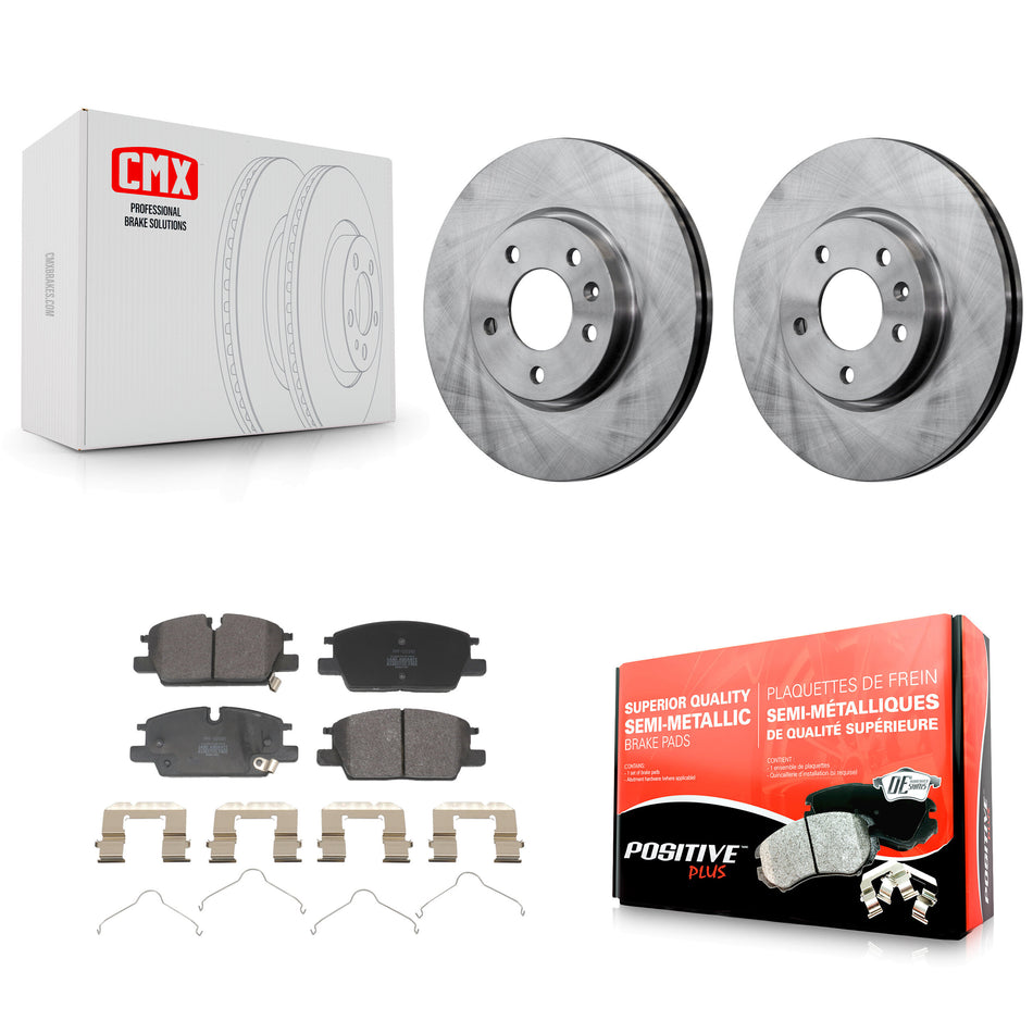 Front Brake Rotor And Semi-Metallic Pad Kit For Chevrolet Equinox GMC Terrain Malibu Trax K8F-104247