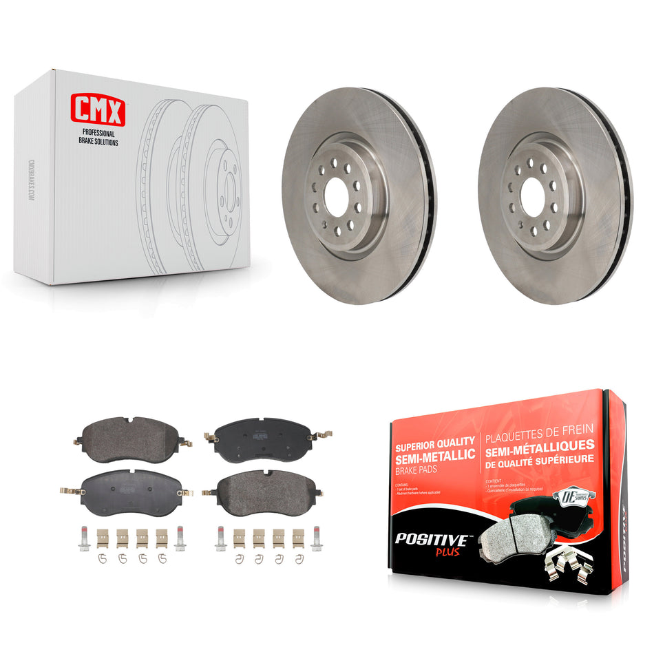 Front Disc Brake Rotor Semi-Metallic Pad Kit For Volkswagen ID.4 Audi Q4 e-tron Sportback K8F-104263