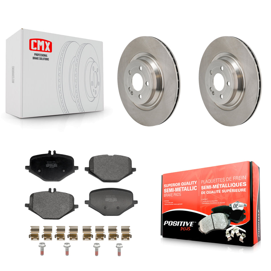 Rear Disc Brake Rotors And Semi-Metallic Pads Kit For Mercedes-Benz GLE63 AMG S K8F-104328