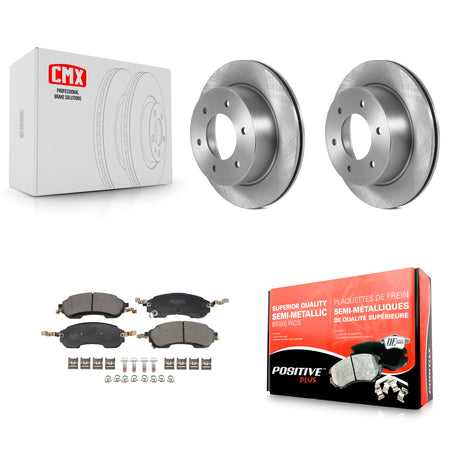 Rear Disc Brake Rotors And Semi-Metallic Pads Kit For Ford Bronco K8F-104329