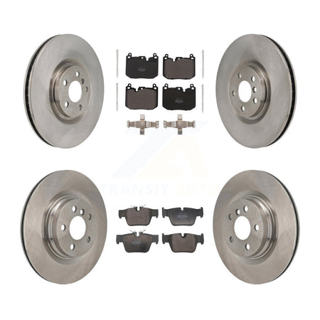 Front Rear Disc Brake Rotors & Semi-Metallic Pad Kit (6Pc) For BMW X2 Mini Cooper Clubman K8F-104371