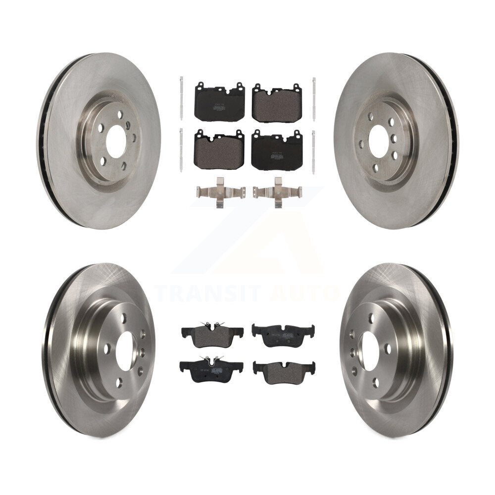 Front Rear Disc Brake Rotors And Semi-Metallic Pads Kit (6Pc) For Mini Cooper Countryman K8F-104372