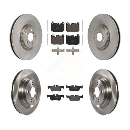Front Rear Disc Brake Rotors And Semi-Metallic Pads Kit (6Pc) For Mini Cooper Countryman K8F-104372