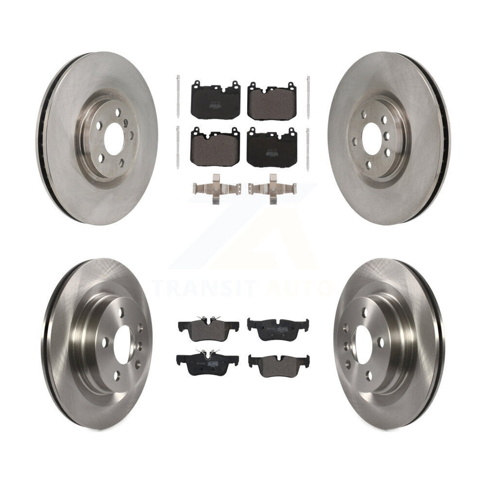 Front Rear Disc Brake Rotors And Semi-Metallic Pads Kit (6Pc) For Mini Cooper Countryman K8F-104372