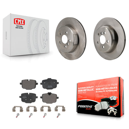 Rear Brake Rotor Semi-Metallic Pad Kit For BMW 540i xDrive With 330mm Diameter K8F-105101