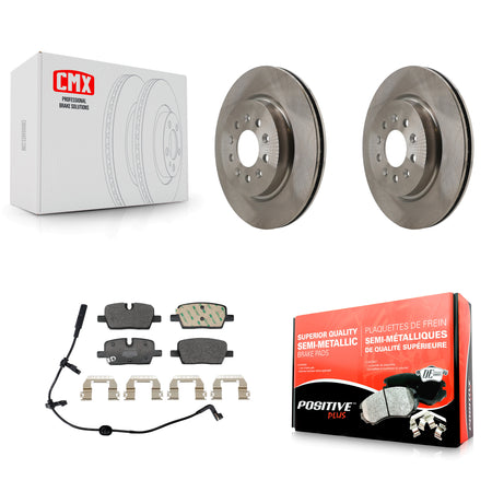 Rear Disc Brake Rotors And Semi-Metallic Pads Kit For Cadillac CT4 K8F-105177