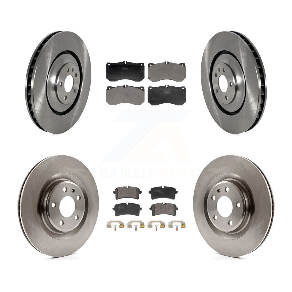 Front Rear Disc Brake Rotors And Semi-Metallic Pads Kit For Audi A7 Quattro K8F-105197