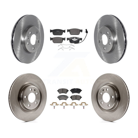 Front Rear Disc Brake Rotors And Semi-Metallic Pads Kit For Audi A5 Quattro K8F-105203