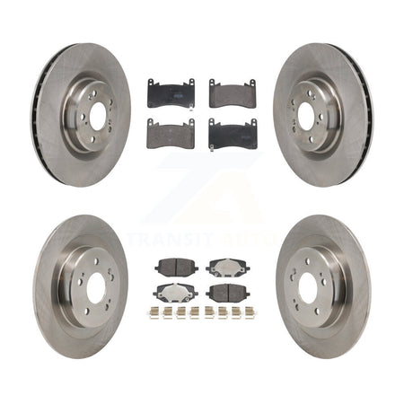 Front Rear Disc Brake Rotors And Semi-Metallic Pads Kit For 2022-2023 Acura MDX 3.0L K8F-105214