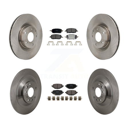 Front Rear Disc Brake Rotors And Semi-Metallic Pads Kit For 2023-2024 Mazda CX-50 K8F-105216