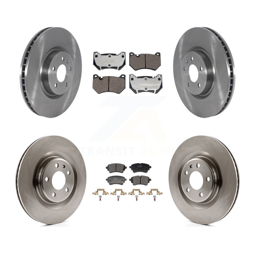 Front Rear Brake Rotors Semi-Metallic Pad Kit For Audi Q5 With 350mm Diameter Rotor K8F-105225