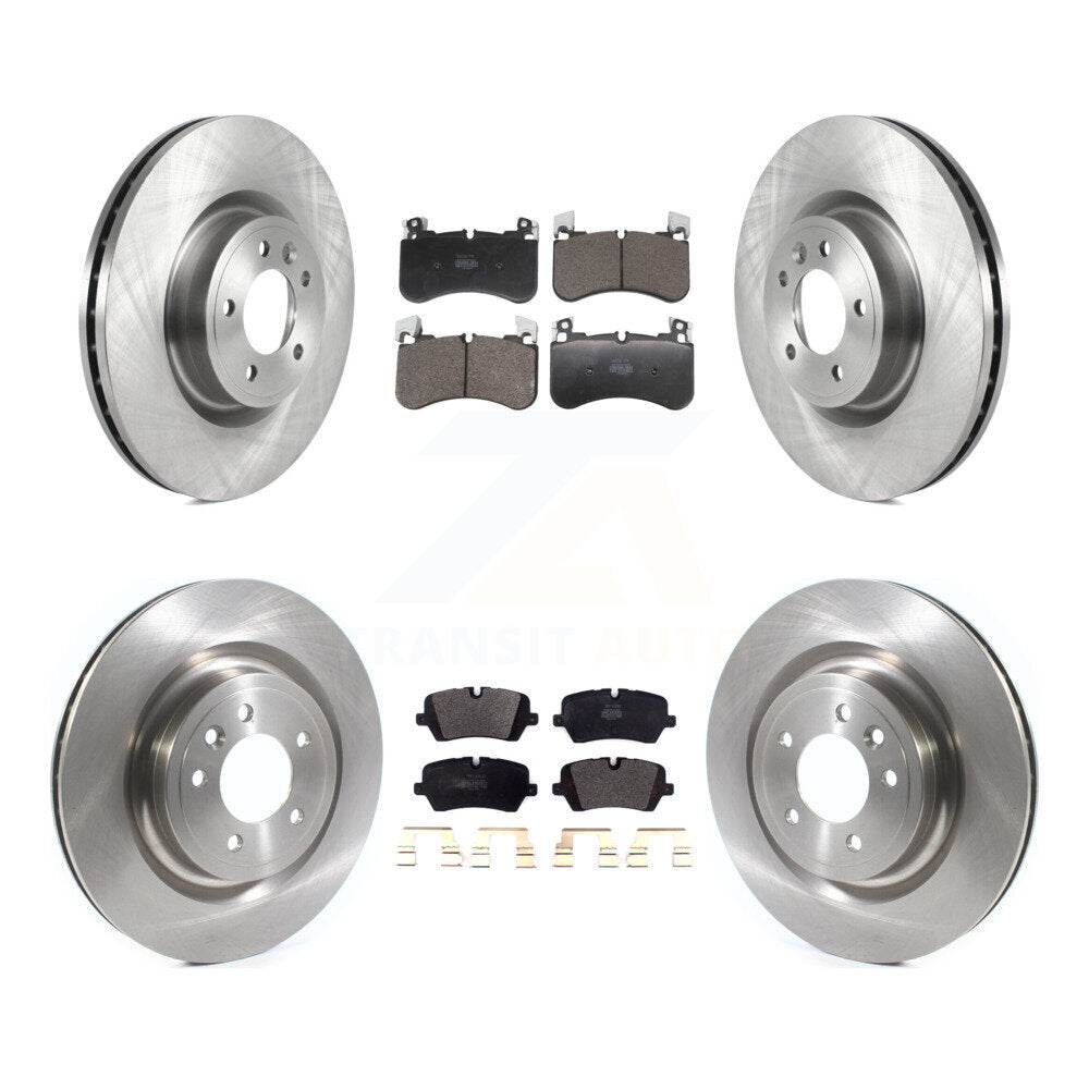 Front Rear Disc Brake Rotors And Semi-Metallic Pads Kit For Land Rover Discovery K8F-105226