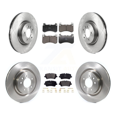 Front Rear Disc Brake Rotors And Semi-Metallic Pads Kit For Land Rover Discovery K8F-105226
