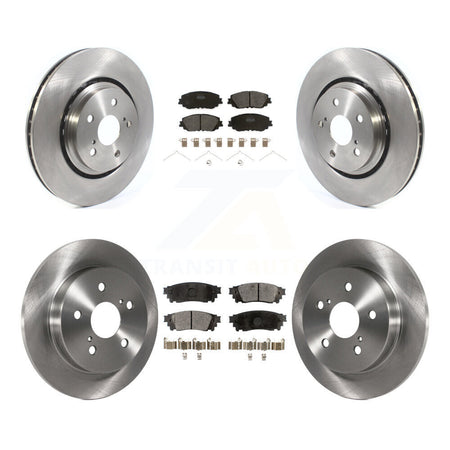 Front Rear Brake Rotor & Semi-Metallic Pad Kit For 2020 Toyota Camry XSE With TRD Package K8F-105228
